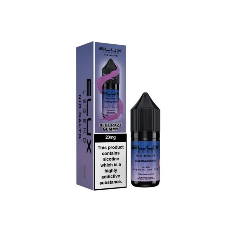Load image into Gallery viewer, Elux Legend Nic Salt 10ml | Blue Razz Gummy
