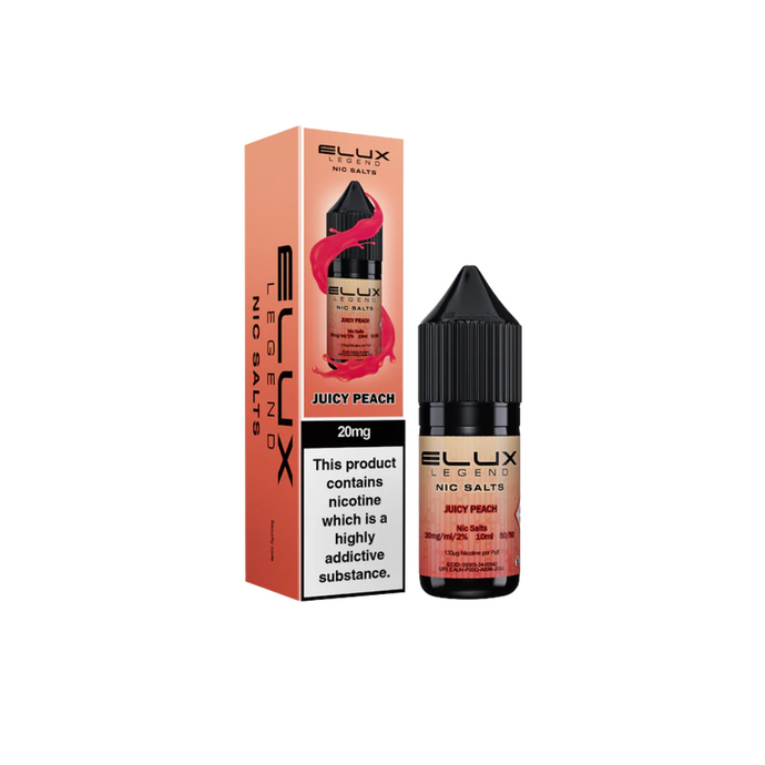 Elux Legend Nic Salt 10ml | Juicy Peach