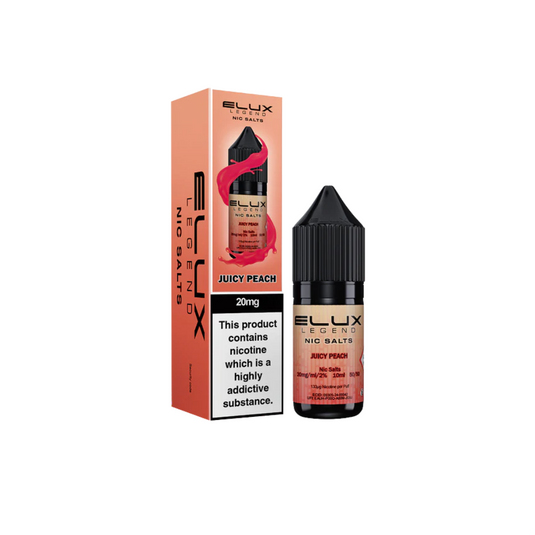 Elux Legend Nic Salt 10ml | Juicy Peach