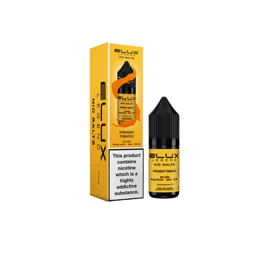 Elux Legend Nic Salt 10ml | Straight Tobacco