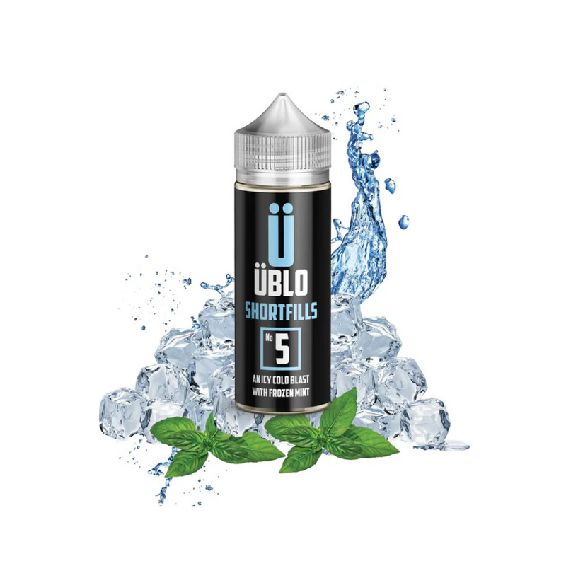 Load image into Gallery viewer, UBLO No 5 100ml E-liquid | Frozen Mint
