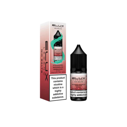 Elux Legend Nic Salt 10ml | Strawberry Watermelon Bubblegum