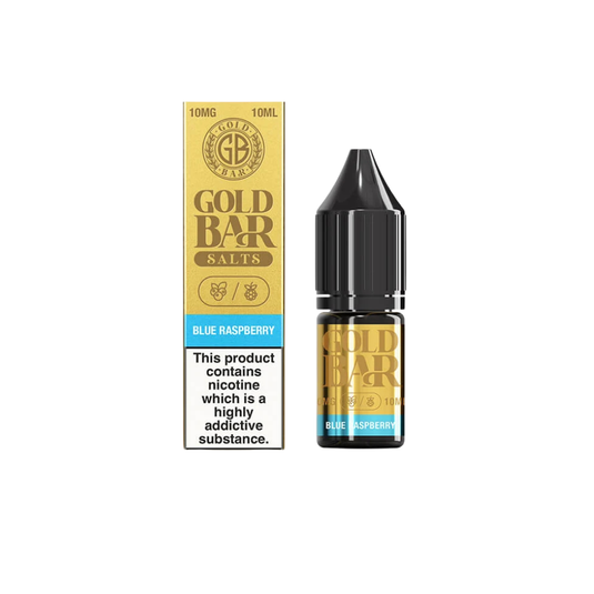 Gold Bar 10ml Nic Salts | Blue Raspberry