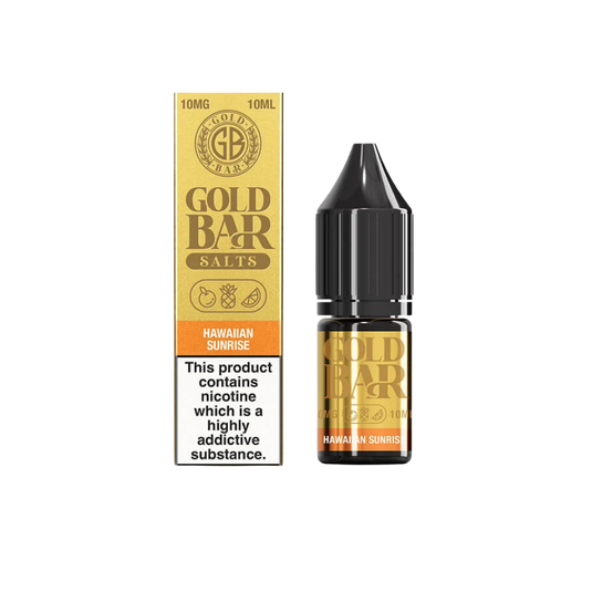 Gold Bar 10ml Nic Salts | Hawaiian Sunrise