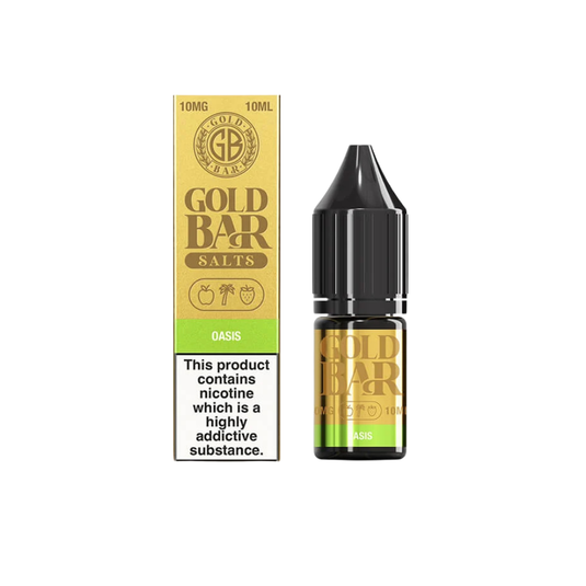 Gold Bar 10ml Nic Salts | Oasis