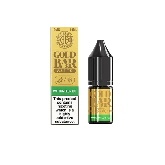 Gold Bar 10ml Nic Salts | Watermelon Ice