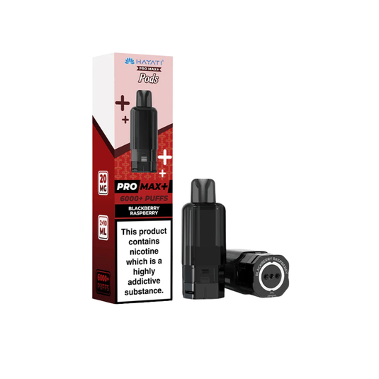 Hayati Pro Max Plus 6000 Prefilled Replacemnt Pod | Blackberry Raspberry