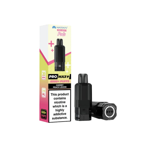 Hayati Pro Max Plus 6000 Prefilled Replacemnt Pod | Cherry Peach Lemon