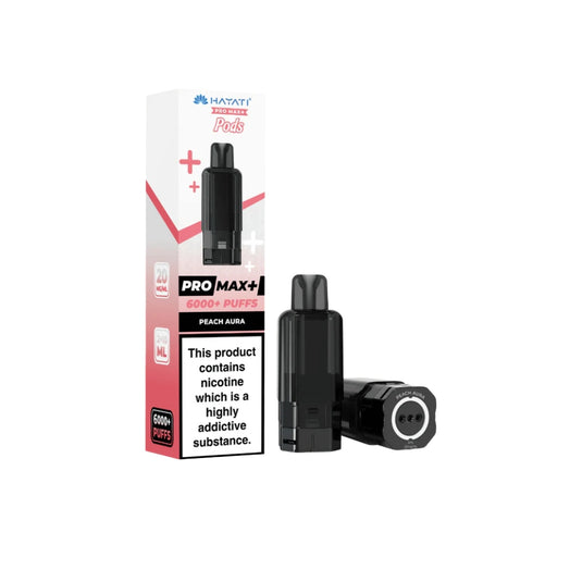 Hayati Pro Max Plus 6000 Prefilled Replacemnt Pod | Peach Aura