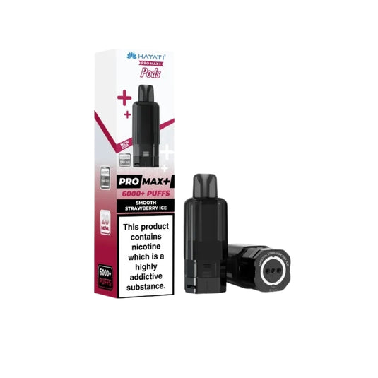 Hayati Pro Max Plus 6000 Prefilled Replacemnt Pod | Smooth Strawberry Ice