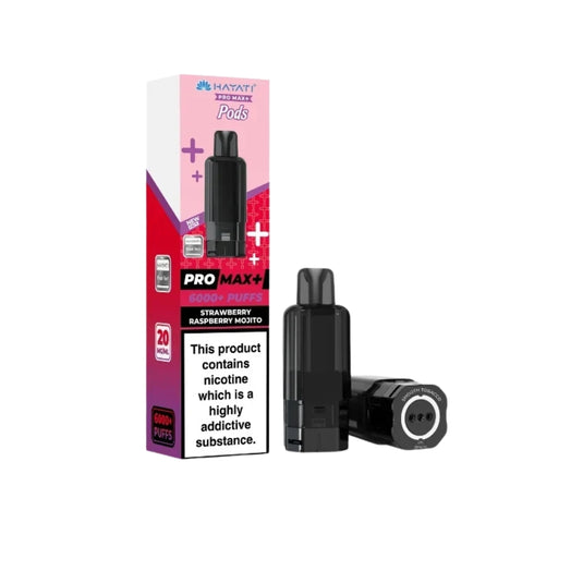 Hayati Pro Max Plus 6000 Prefilled Replacemnt Pod | Strawberry Raspberry Mojito