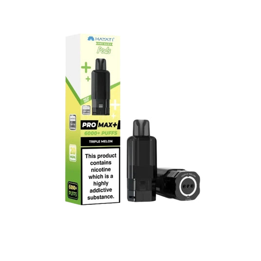 Hayati Pro Max Plus 6000 Prefilled Replacemnt Pod | Triple Melon