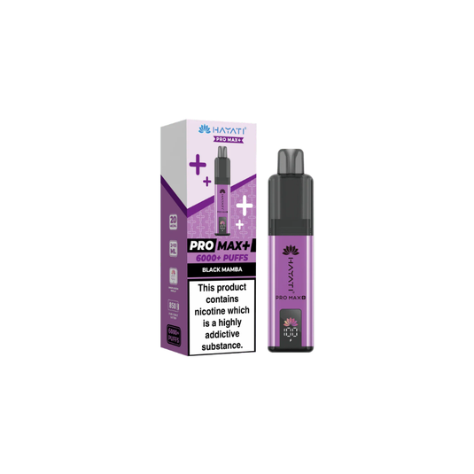 Hayati Pro Max Plus 6000 Puffs Prefilled Pod Kit | Black mamba