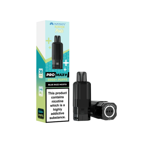 Hayati Pro Max Plus 6000 Prefilled Replacemnt Pod | Blue Razz Mojito