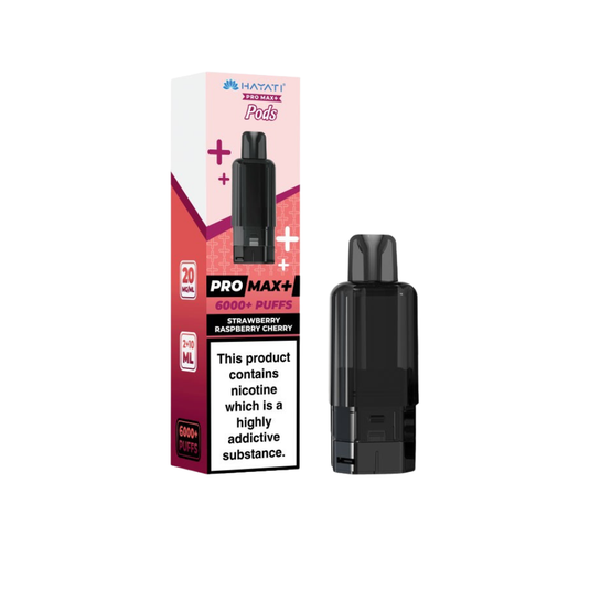 Hayati Pro Max Plus 6000 Prefilled Replacemnt Pod | Strawberry Raspberry Cherry