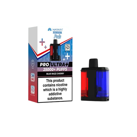 Hayati Pro Ultra Plus 25K Prefilled Replacement Pod | Blue Razz Cherry