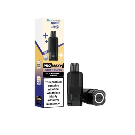 Hayati Pro Max Plus 6000 Prefilled Replacemnt Pod | Blackcurrant Mango (NEW)