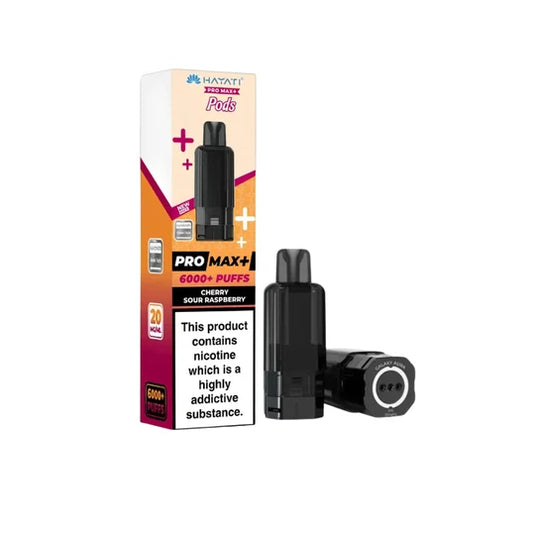 Hayati Pro Max Plus 6000 Prefilled Replacemnt Pod | Cherry Sour Raspberry (NEW)