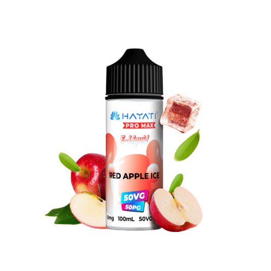 Hayati Pro Max E-Liquid 100ml | Red Apple Ice