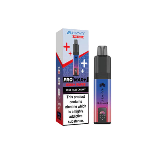 Hayati Pro Max Plus 6000 Puffs Prefilled Pod Kit | Blue Razz Cherry