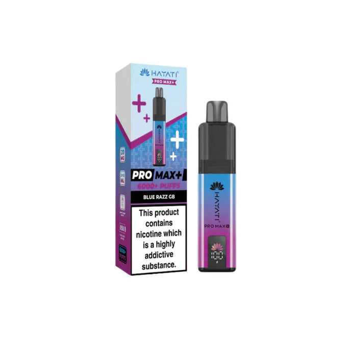 Hayati Pro Max Plus 6000 Puffs Prefilled Pod Kit | Blue Razz GB