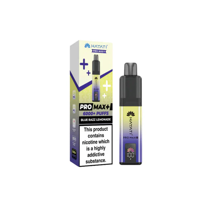 Hayati Pro Max Plus 6000 Puffs Prefilled Pod Kit | Blue Razz Lemonade