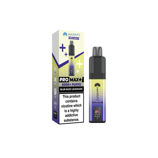 Hayati Pro Max Plus 6000 Puffs Prefilled Pod Kit | Blue Razz Lemonade