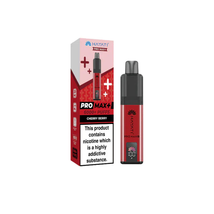 Hayati Pro Max Plus 6000 Puffs Prefilled Pod Kit | Cherry Berry