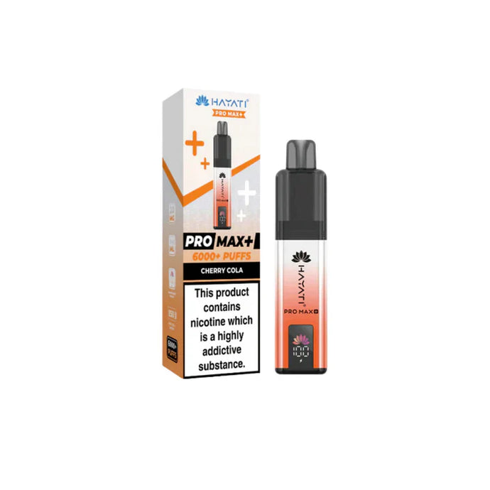 Hayati Pro Max Plus 6000 Puffs Prefilled Pod Kit | Cherry Cola