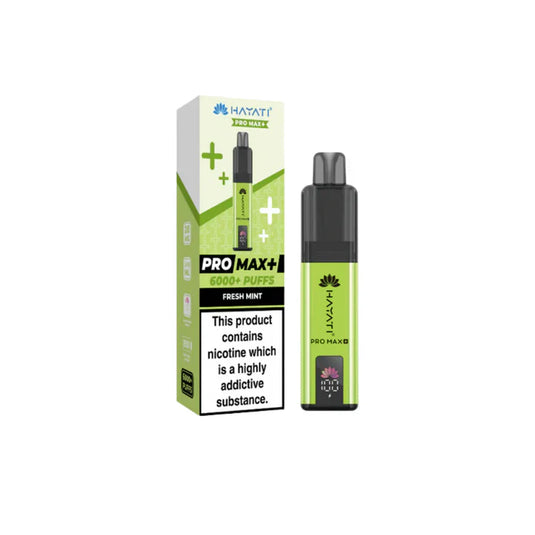 Hayati Pro Max Plus 6000 Puffs Prefilled Pod Kit | Fresh Mint