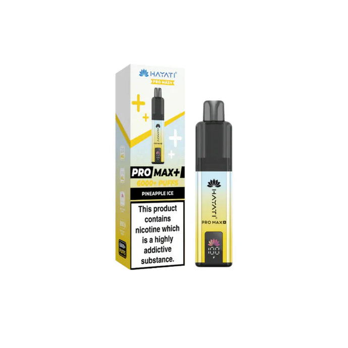 Hayati Pro Max Plus 6000 Puffs Prefilled Pod Kit | Pineapple Ice