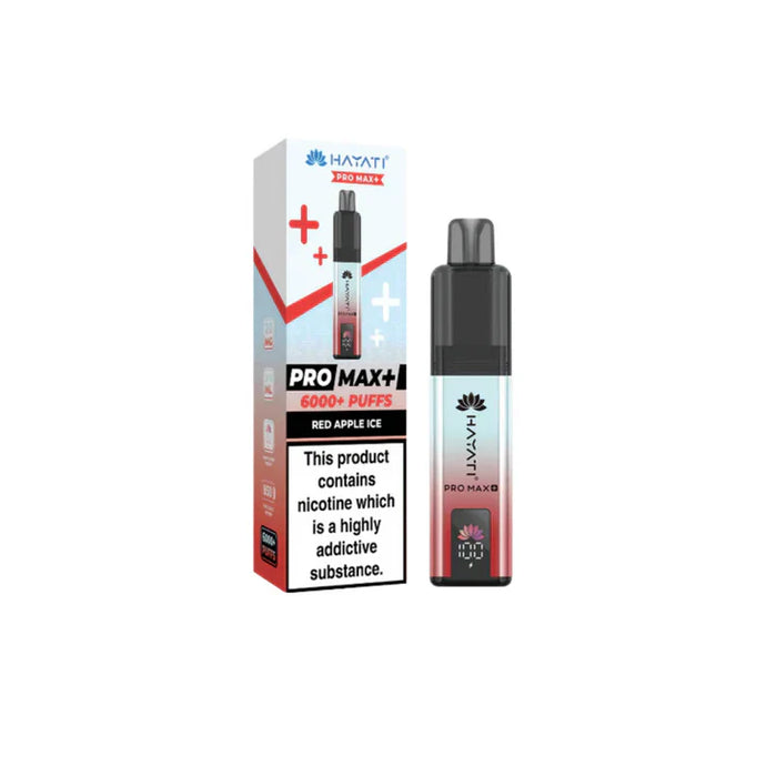 Hayati Pro Max Plus 6000 Puffs Prefilled Pod Kit | Red Apple Ice