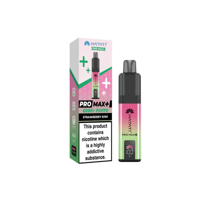 Hayati Pro Max Plus 6000 Puffs Prefilled Pod Kit | Strawberry Kiwi
