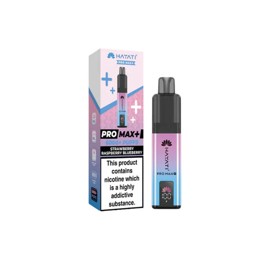Hayati Pro Max Plus 6000 Puffs Prefilled Pod Kit | Strawberry Raspberry Blueberry
