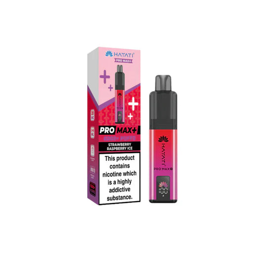 Hayati Pro Max Plus 6000 Puffs Prefilled Pod Kit | Strawberry Raspberry Ice