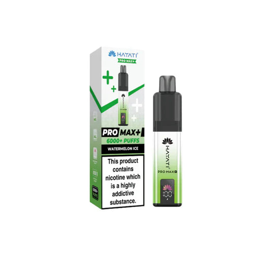 Hayati Pro Max Plus 6000 Puffs Prefilled Pod Kit | Watermelon Ice