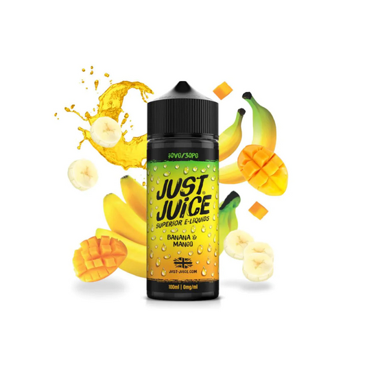 Just Juice Iconic 100ml Shortfill | Banana & Mango