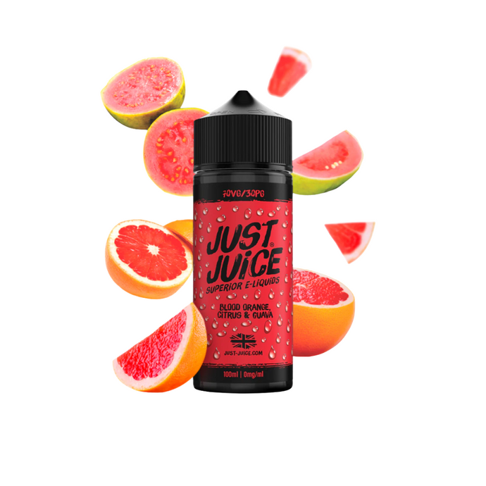 Just Juice Iconic 100ml Shortfill | Blood Orange, Citrus & Guava