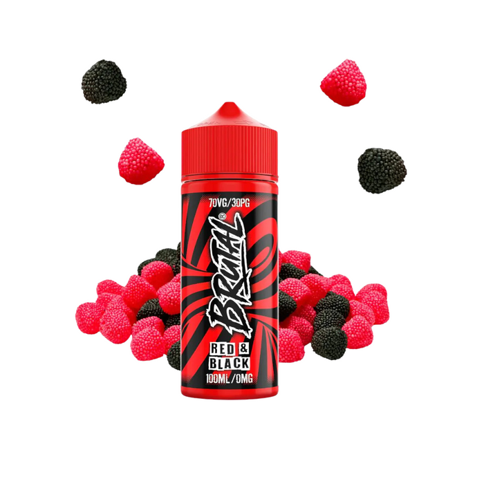 Just Juice Brutal 100ml Shortfill | Red & Black