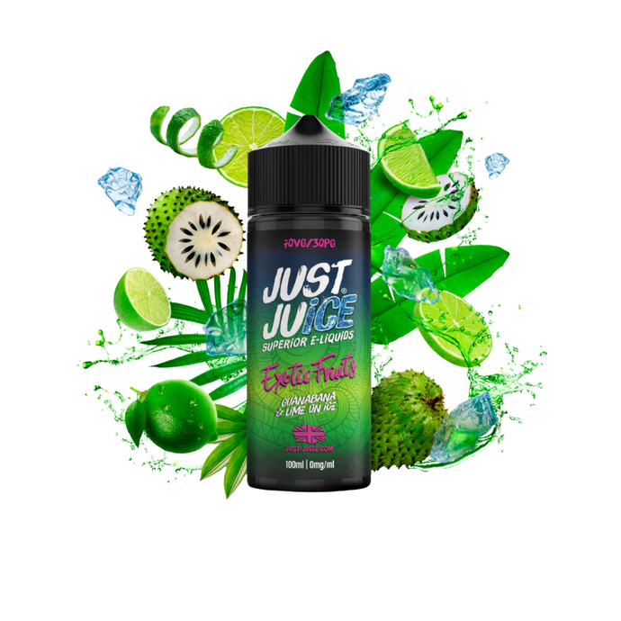 Just Juice Exotic Fruits 100ml Shortfill | Guanabana & Lime on Ice