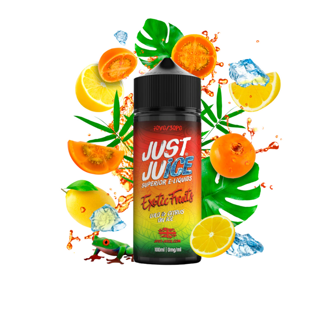 Just Juice Exotic Fruits 100ml Shortfill | Lulo & Citrus on Ice