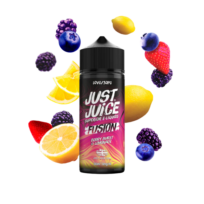 Just Juice Fusion 100ml Shortfill | Berry Burst & Lemonade