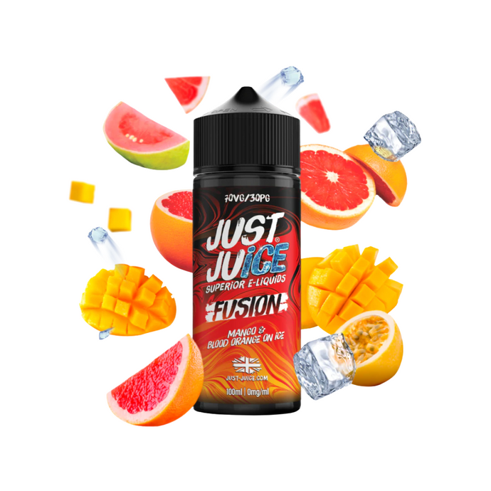 Just Juice Fusion 100ml Shortfill | Mango & Blood Orange on Ice