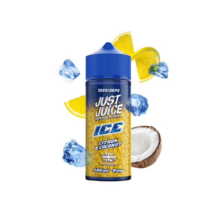 Just Juice Ice 100ml Shortfill | Citron & Coconut