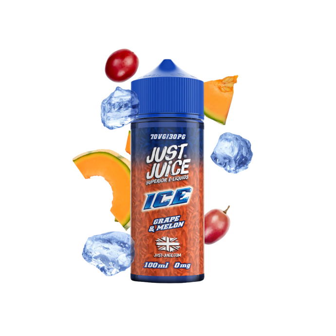 Just Juice Ice 100ml Shortfill | Grape & Melon