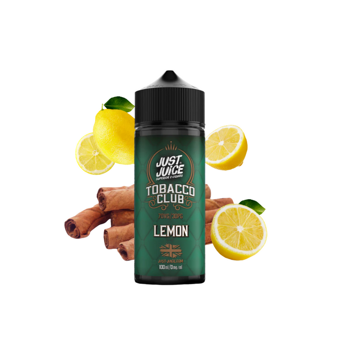 Just Juice Tobacco Club 100ml Shortfill | Lemon