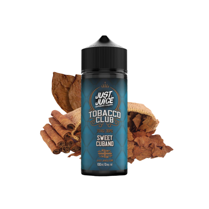 Just Juice Tobacco Club 100ml Shortfill | Sweet Cubano