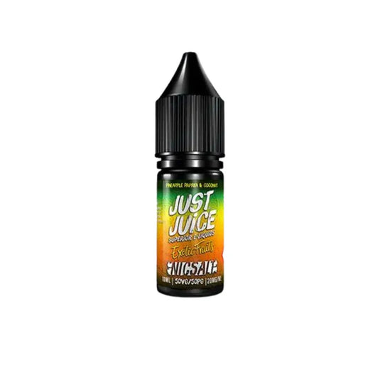 Just Juice Exotic Fruits 10ml Nic Salts | Pineapple Papaya & Coconut