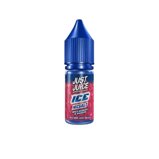 Just Juice Ice Edition 10ml Nic Salts | Wild Berries & Aniseed