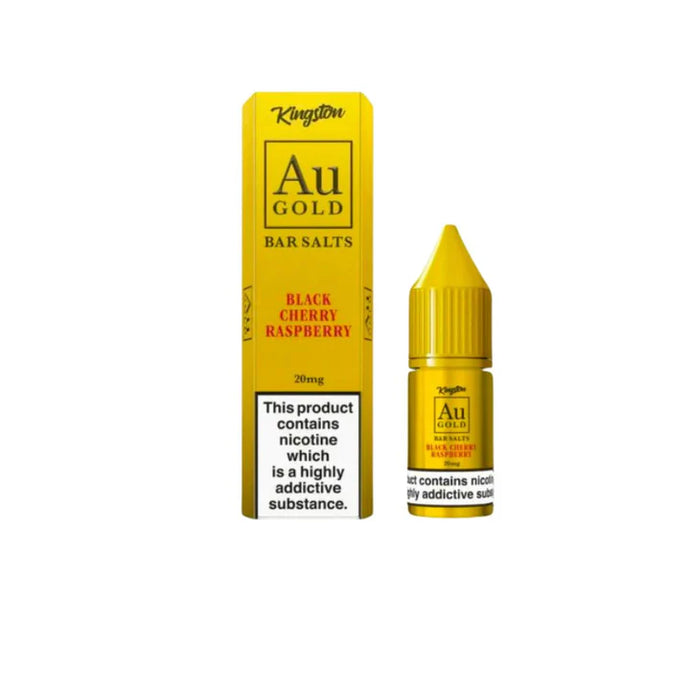 Kingston AU Gold Bar 10ml Nic Salts | Black Cherry Raspberry